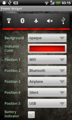 Power Widget lite android App screenshot 1